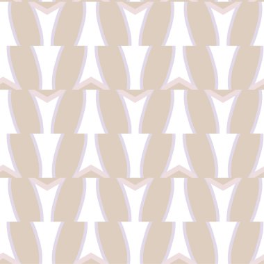 Geometrik süslemeli vektör deseni. Kusursuz tasarım dokusu.