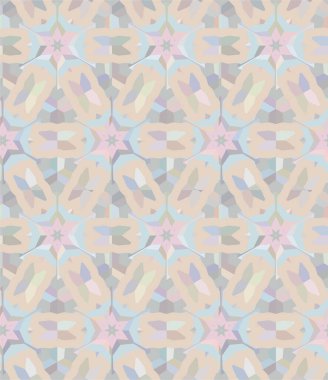 Soyut geometrik şekilli kusursuz desen