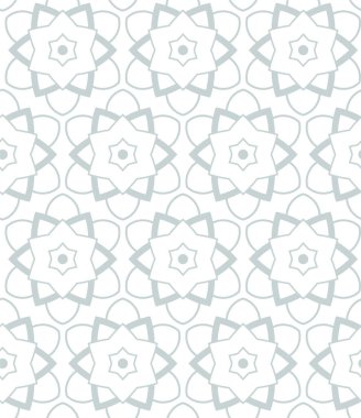 Geometrik süslemeli kusursuz desen. vektör illüstrasyonu
