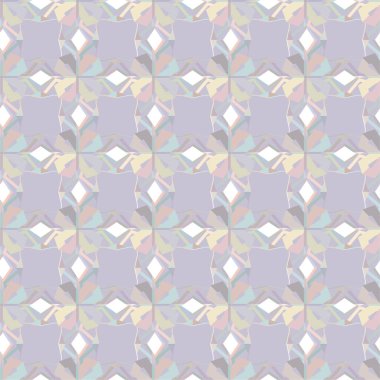 Geometrik süslemeli vektör deseni. Kusursuz tasarım dokusu