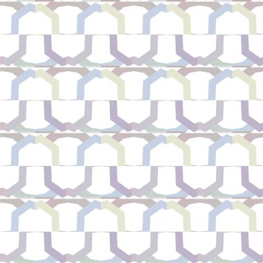 Geometrik süslemeli kusursuz desen. vektör illüstrasyonu