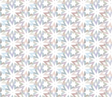 Soyut geometrik şekilli kusursuz desen