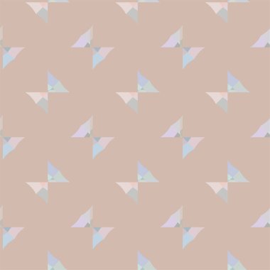 Geometrik süslemeli vektör deseni. Kusursuz tasarım dokusu 