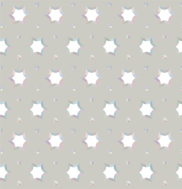 Geometrik yinelenen süs vektör deseni. Pastel tonları olan kusursuz tasarım dokusu