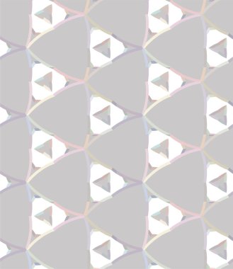 Geometrik süslemeli vektör deseni. Kusursuz tasarım dokusu