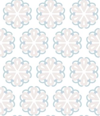 Geometrik yinelenen süs vektör deseni. Pastel tonları olan kusursuz tasarım dokusu