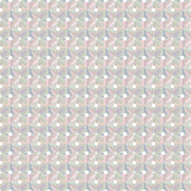 Geometrik süslemeli vektör deseni. Kusursuz tasarım dokusu 