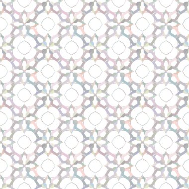Geometrik süslemeli vektör deseni. Kusursuz tasarım dokusu.