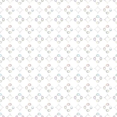 Geometrik süslemeli vektör deseni. Kusursuz tasarım dokusu 