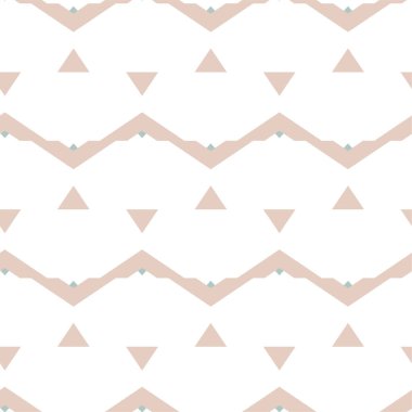 Geometrik süslemeli kusursuz desen. vektör illüstrasyonu