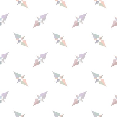 Geometrik yinelenen süs vektör deseni. Pastel tonları olan kusursuz tasarım dokusu