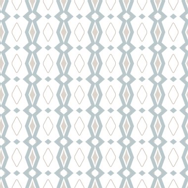 Geometrik yinelenen süs vektör deseni. Pastel tonları olan kusursuz tasarım dokusu