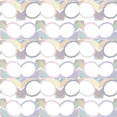 Soyut geometrik şekilli kusursuz desen