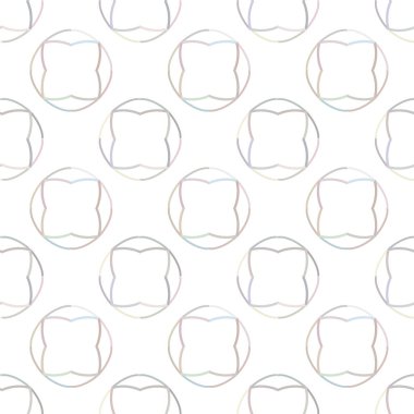 Geometrik yinelenen süs vektör deseni. Pastel tonları olan kusursuz tasarım dokusu