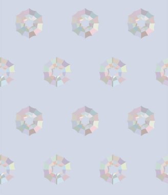 Geometrik süslemeli vektör deseni. Kusursuz tasarım dokusu 