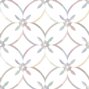 Geometrik süslemeli vektör deseni. Kusursuz tasarım dokusu