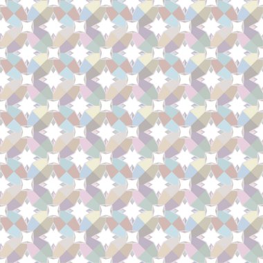 Geometrik süslemeli vektör deseni. Kusursuz tasarım dokusu.