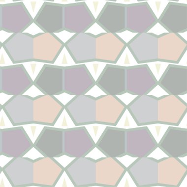 Geometrik süslemeli vektör deseni. Kusursuz tasarım dokusu.