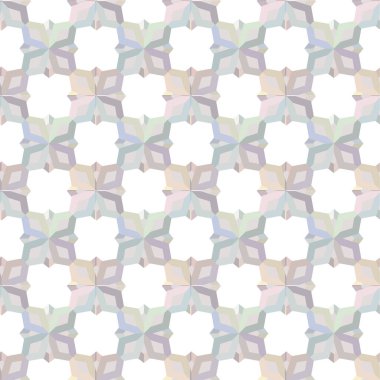 Geometrik süslemeli vektör deseni. Kusursuz tasarım dokusu