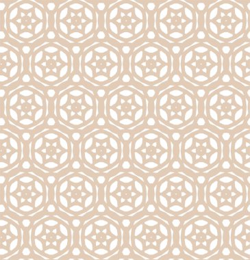 Geometrik süslemeli vektör deseni. Kusursuz tasarım dokusu