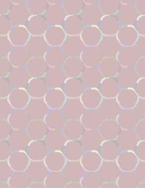 Geometrik yinelenen süs vektör deseni. Pastel tonları olan kusursuz tasarım dokusu