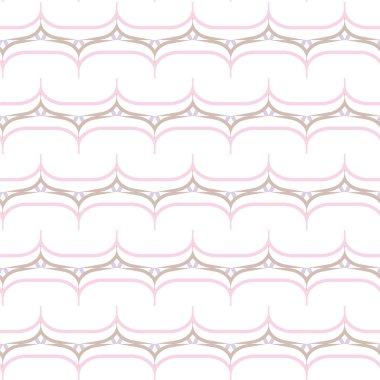 Geometrik süslemeli vektör deseni. Kusursuz tasarım dokusu.