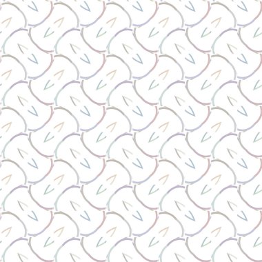 Geometrik süslemeli vektör deseni. Kusursuz tasarım dokusu.