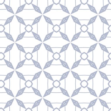 Geometrik yinelenen süs vektör deseni. Pastel tonları olan kusursuz tasarım dokusu