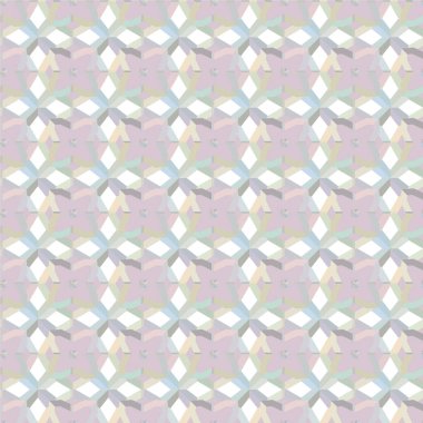 Soyut geometrik şekilli kusursuz desen