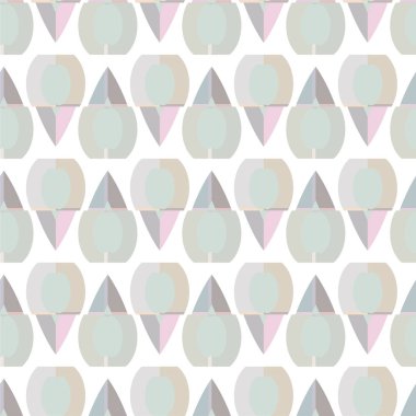 Geometrik süslemeli vektör deseni. Kusursuz tasarım dokusu.