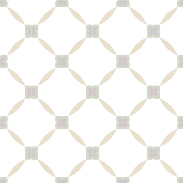 幾何学的な繰り返し装飾ベクトルパターン パステル調の色合いとシームレスなデザインの質感 — ストックベクタ