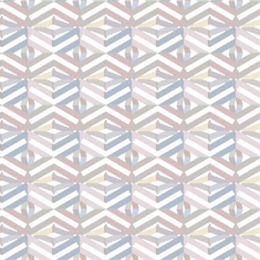 Geometrik süslemeli kusursuz desen. vektör illüstrasyonu