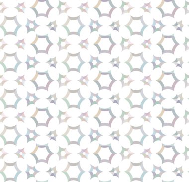 Geometrik yinelenen süs vektör deseni. Pastel tonları olan kusursuz tasarım dokusu