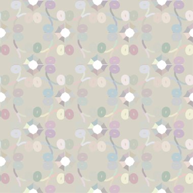 Geometrik süslemeli vektör deseni. Kusursuz tasarım dokusu.