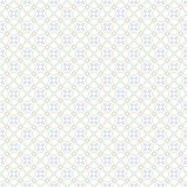 Geometrik yinelenen süs vektör deseni. Pastel tonları olan kusursuz tasarım dokusu