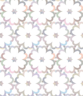 Geometrik süslemeli vektör deseni. Kusursuz tasarım dokusu 