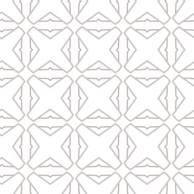Geometrik süslemeli vektör deseni. Kusursuz tasarım dokusu 