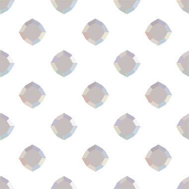 Geometrik yinelenen süs vektör deseni. Pastel tonları olan kusursuz tasarım dokusu