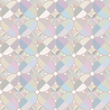 Soyut geometrik şekilli kusursuz desen