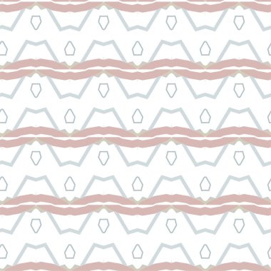 Geometrik süslemeli vektör deseni. Kusursuz tasarım dokusu 