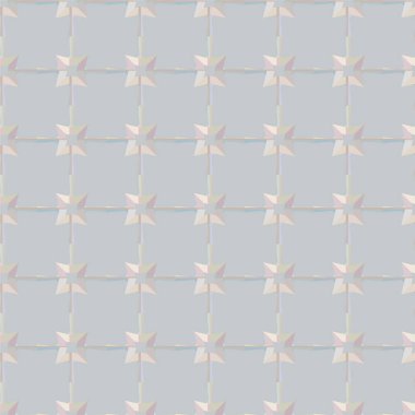 Geometrik süslemeli vektör deseni. Kusursuz tasarım dokusu 