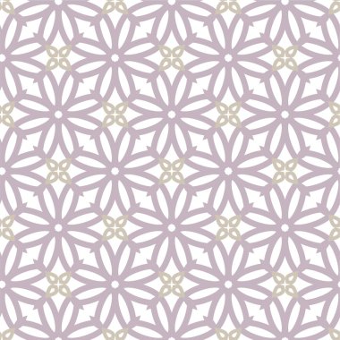 Geometrik süslemeli vektör deseni. Kusursuz tasarım dokusu 