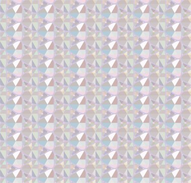 Geometrik süslemeli vektör deseni. Kusursuz tasarım dokusu