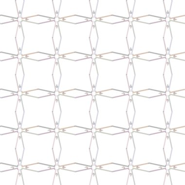 Geometrik yinelenen süs vektör deseni. Pastel tonları olan kusursuz tasarım dokusu