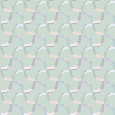Geometrik yinelenen süs vektör deseni. Pastel tonları olan kusursuz tasarım dokusu