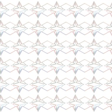 Geometrik süslemeli vektör deseni. Kusursuz tasarım dokusu 