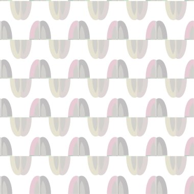 Geometrik süslemeli vektör deseni. Kusursuz tasarım dokusu.