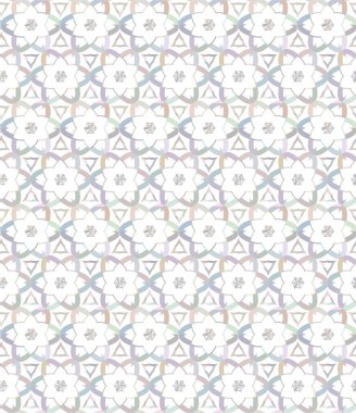 Geometrik süslemeli vektör deseni. Kusursuz tasarım dokusu.
