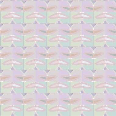 Geometrik süslemeli vektör deseni. Kusursuz tasarım dokusu