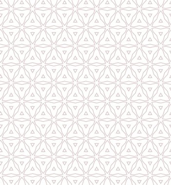 Geometrik süslemeli vektör deseni. Kusursuz tasarım dokusu 